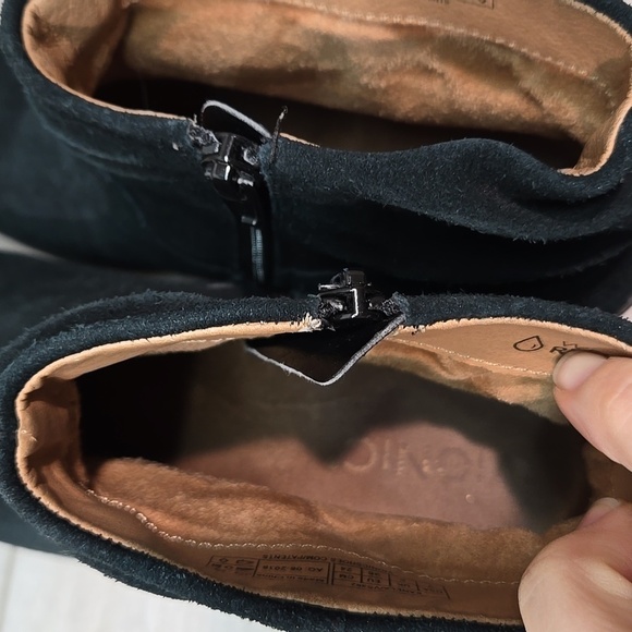 Vionic Women Kanela Water Resistant Ankle Leather Boots shoes sz 7 - Picture 9 of 14